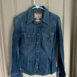 True Religion jeans shirt for women